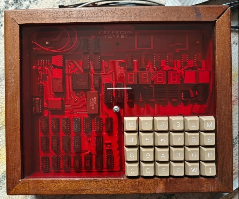 Open Computer with Hex Pad